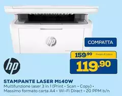HP - Stampante Laser M140W