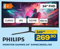 Philips - Monitor Gaming 34" 34M2C3500L/00