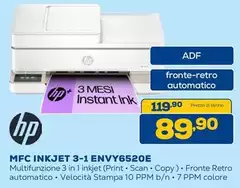HP - Inkjet Inkjet 3-1 Envy6520e