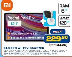 Xiaomi - Pad Pro Wi-fi Vhu4737eu