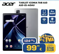 Acer - Tablet Iconia Tab A10 A10-21-A0AU
