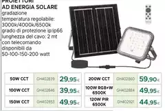 Proiettori Ad Energia Solare