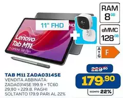 Lenovo - Tab M11 Zada0314se