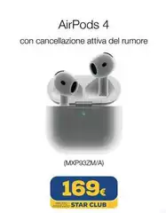 Airpods 4 Con Cancellazione Attiva Del Rumore