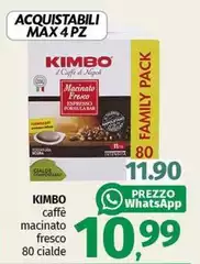 Kimbo - Caffè Macinato Fresco 80 Cialde