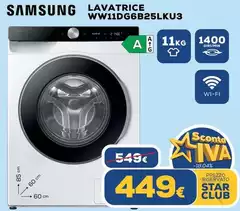 Samsung - Lavatrice WW11DG6B25LKU3