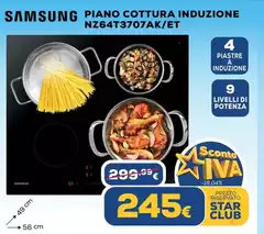 Samsung - Piano Cottura Induzione NZ64T3707AK/ET