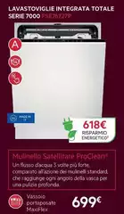 Samsung - Lavastoviglie Integrata Totale Serie 7000