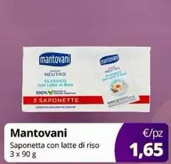 Mantovani - Saponetta Con Latte Di Riso