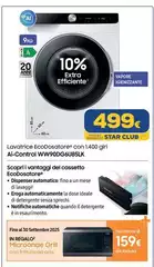 Samsung - Lavatrice Ecodosatore Con 1400 Giri WWDDC6U85LK