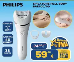 Philips - Epilatore Full Body Bre700/00