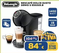 De Longhi - Dolce Gusto Genio S Edg315.b