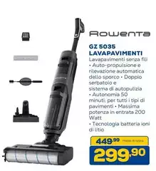 Rowenta - Gz 5035 Lava Pavimenti