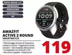 Amazfit - Active 2 Round Smartwatch