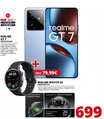 Realme - GT 7 Smartphone + Watch S2 Smartwatch