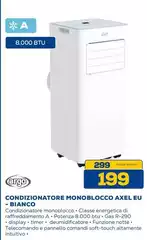 Argo - Condizionatore Monoblocco Axel Eu Bianco