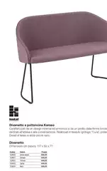 Divanetto E Poltoncina Kameo 
