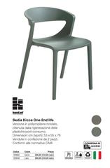  Sedia Kicca One 2nd Life 