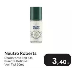 Neutro Roberts - Deodorante Roll-On Essenze Italiane
