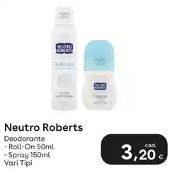 Neutro Roberts - Deodorante Roll-On