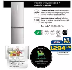 Whirlpool - Frigorifero 2d 60 Serie 7 HDPW7620ANPK