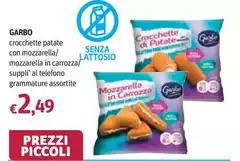 Garbo - Crocchette Patate Con Mozzarella