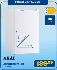 Akai - Akfr107r Frigo Tavolo