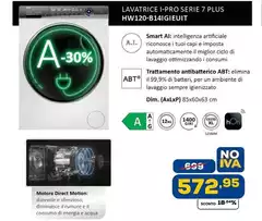 Hoover - Lavatrice I-pro Serie 7 Plus HW120-B14IGUEUT