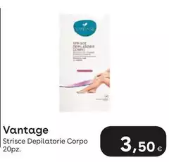 Vantage - Strisce Depilatorie Corpo