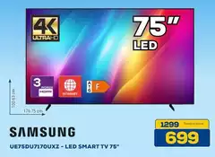 Samsung - Ue75du7170uxzz Led Smart Tv 75"