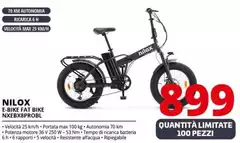 Nilox - E-Bike Fat Bike NXEBX8PROBL 