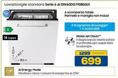 Samsung - Lavastoviglie Standard Serie 6 AI DW60DG790B00U I Lavastoviglie A