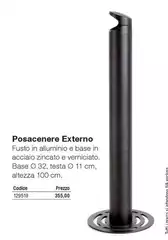 Posacenere Externo