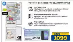 Samsung - Frigorifero Da Incasso First 60 AI BRB80F26BCS0