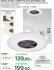 Ventilatori A Soffitto E Plafoniera Led 
