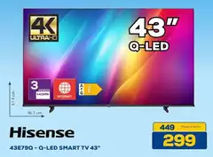 Hisense - 43E79Q Q-L Smart TV 43"
