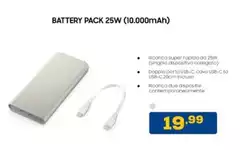 Rapida - Battery Pack 25w (10.000mah)