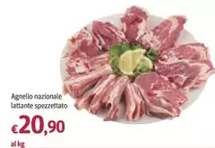 Agnello Nazionale Lattante Spezzettato