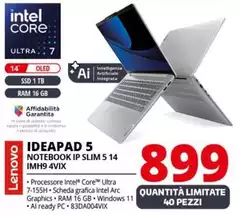 Lenovo - Ideapad 5 Notebook IP Slim 5 14 IMH9 4VIX