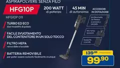 Facile - Aspirapolvere Senza Filo Hfg10p