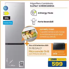 Samsung - Frigorifero Combinato Ecoflex AI RB38C600DSA