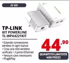 Tp Link - Kit Powerline TL-WPA4221KIT