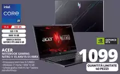 Acer - Notebook Gaming Nitro V 15 ANV15-51-98RX