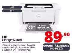 HP -  LaserJet Stampante M110w