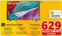 LG - 75'' UHD AI Serie UR78 75UR78006