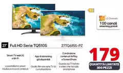 LG - 27'' Full Hd Serie TQ510S 27TQ615S-PZ