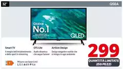 Samsung - 32 "QLED Q50A (2021) 81,3 Cm (32") Full HD Smart TV Wi-Fi Nero
