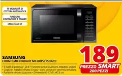 Samsung - Forno Microonde MC28H5015CK/ET