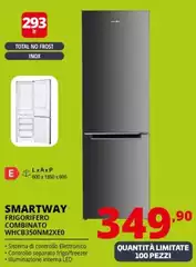 Smartway - Frigorifero Combinato WHCB350NM2XE0 