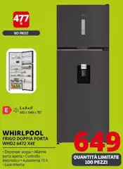 Whirlpool - Frigo Doppia Porta WHD2 6472 X4E 